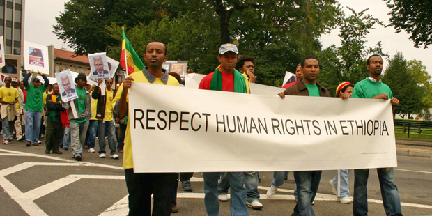 Ethiopia human rights protest