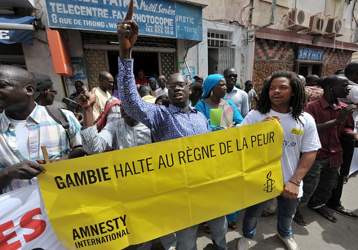 gambia executions protest