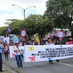 Women, girls, men and boys take to the streets in Nicaragua on the Day for the Decriminalization of Abortion in Latin America and the Caribbean (Photo Credit: Grace Gonzalez for Amnesty International).