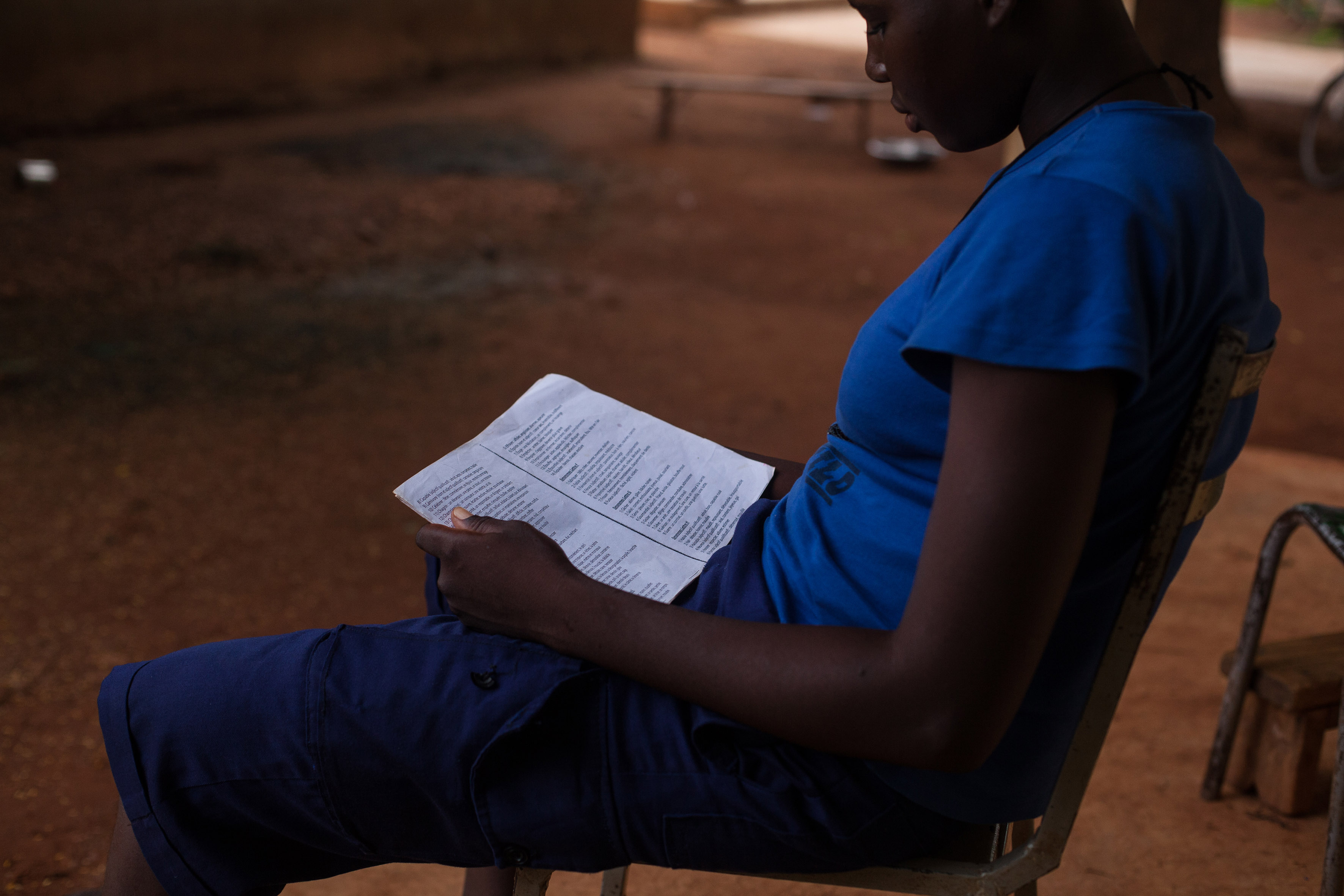 For most girls, early marriage means losing out on their education, but at this shelter for survivors of forced marriage in Kaya city, Burkina Faso, girls are encouraged to continue their education.